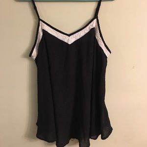 Torrid Black Spaghetti Strap Tank Top